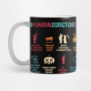 Funeral Directors Life Vintage Mug